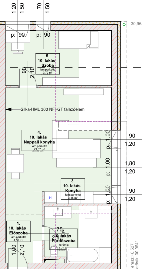 A10 lakás alaprajz